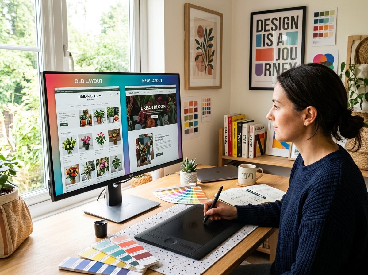 Website design workspace